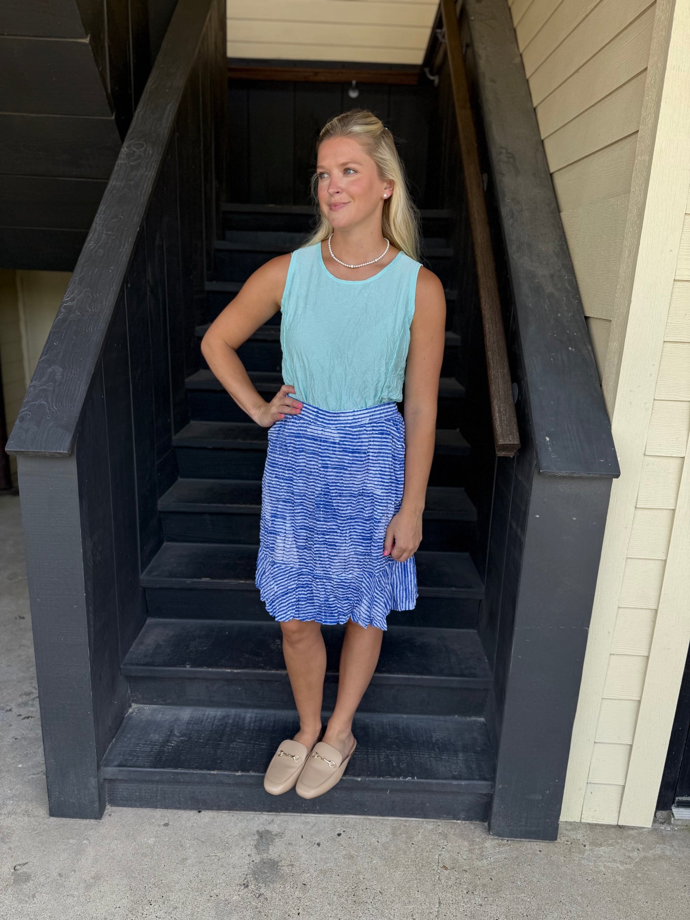 Sailboat Crinkle Skort