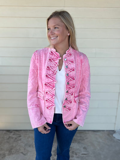 Pink Vintage Denim Jacket