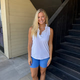 Bright Periwinkle Pull-On Short