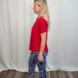 American Navy Capri Leggings