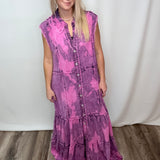 Pink Darling Button Up Dress