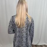 Neutral Leopard Zip Jacket