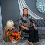 Copper Black Sweater Top