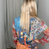 Rust Sleeves VNeck Top