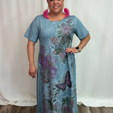Twilight Bloom Tee Dress