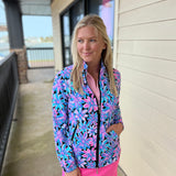 Spring Bouquet Zip Jacket