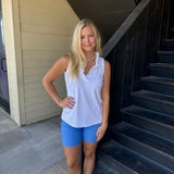 Bright Periwinkle Pull-On Short