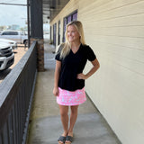 Coastal Pink Fun Skort