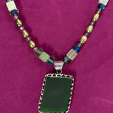 Green Sea Glass Necklace