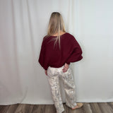 Camo Plus High Rise Low Curve Barrel Jean