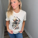Natural Headdress Tee