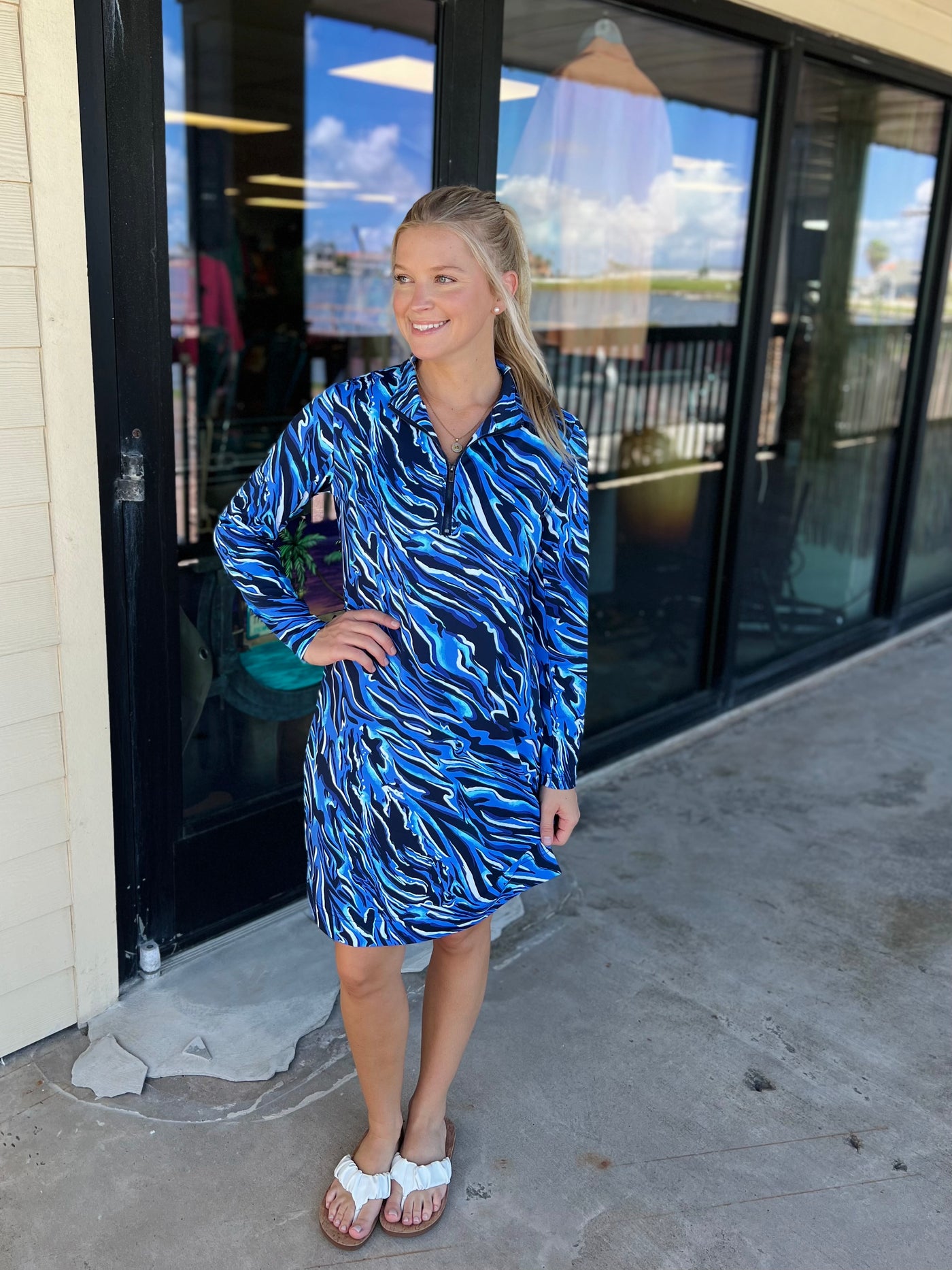 ASBL 1/2 Zip Dress