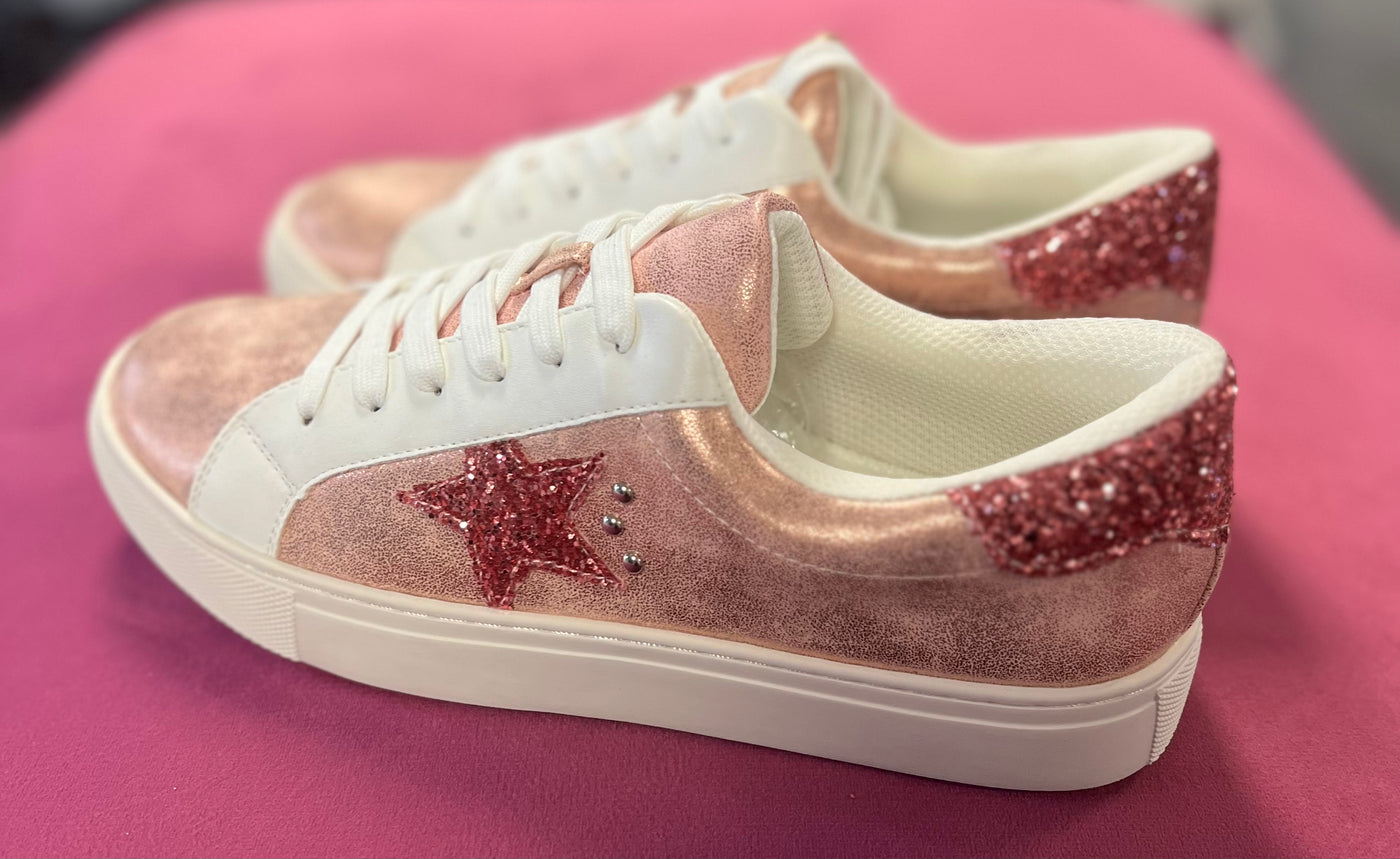 Supernova Pink Metallic Sneakers