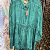 Teal Laced Jacket