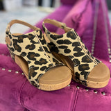 Carley Ivory Canvas Leopard