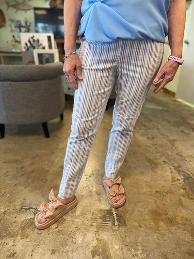 Deep Sea/Clear Pink Ankle Pant