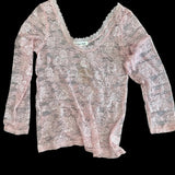 Pink Lace Top