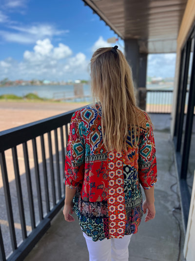 Multi Silk Top