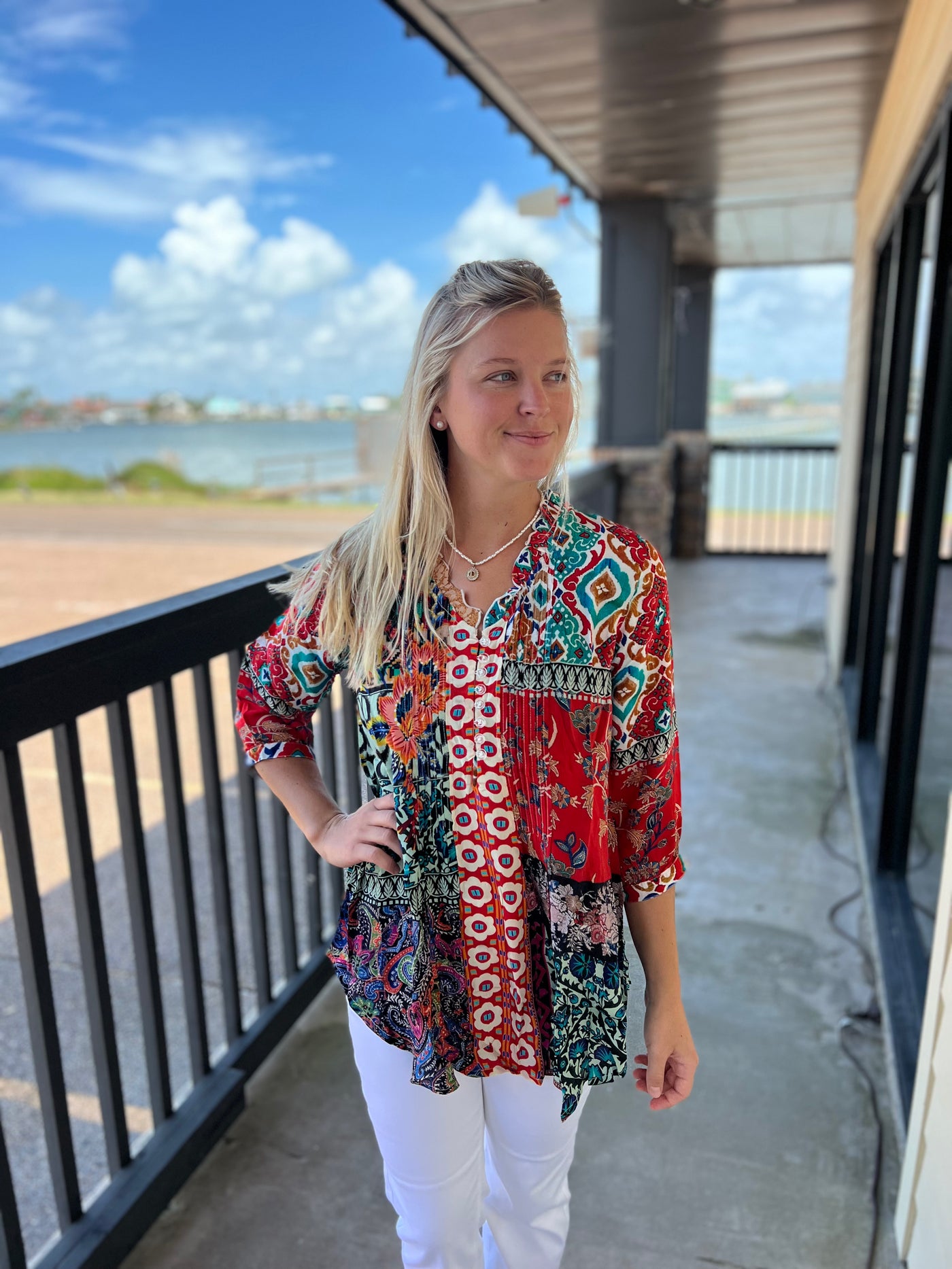 Multi Silk Top