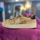 Gold Sequins Sneakers
