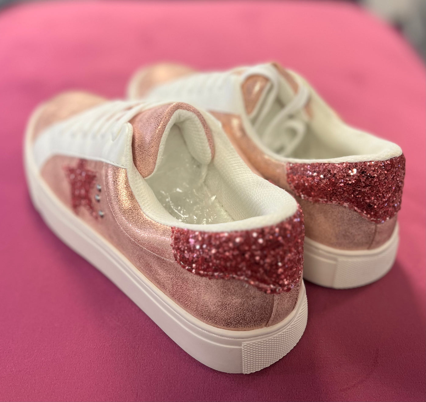 Supernova Pink Metallic Sneakers