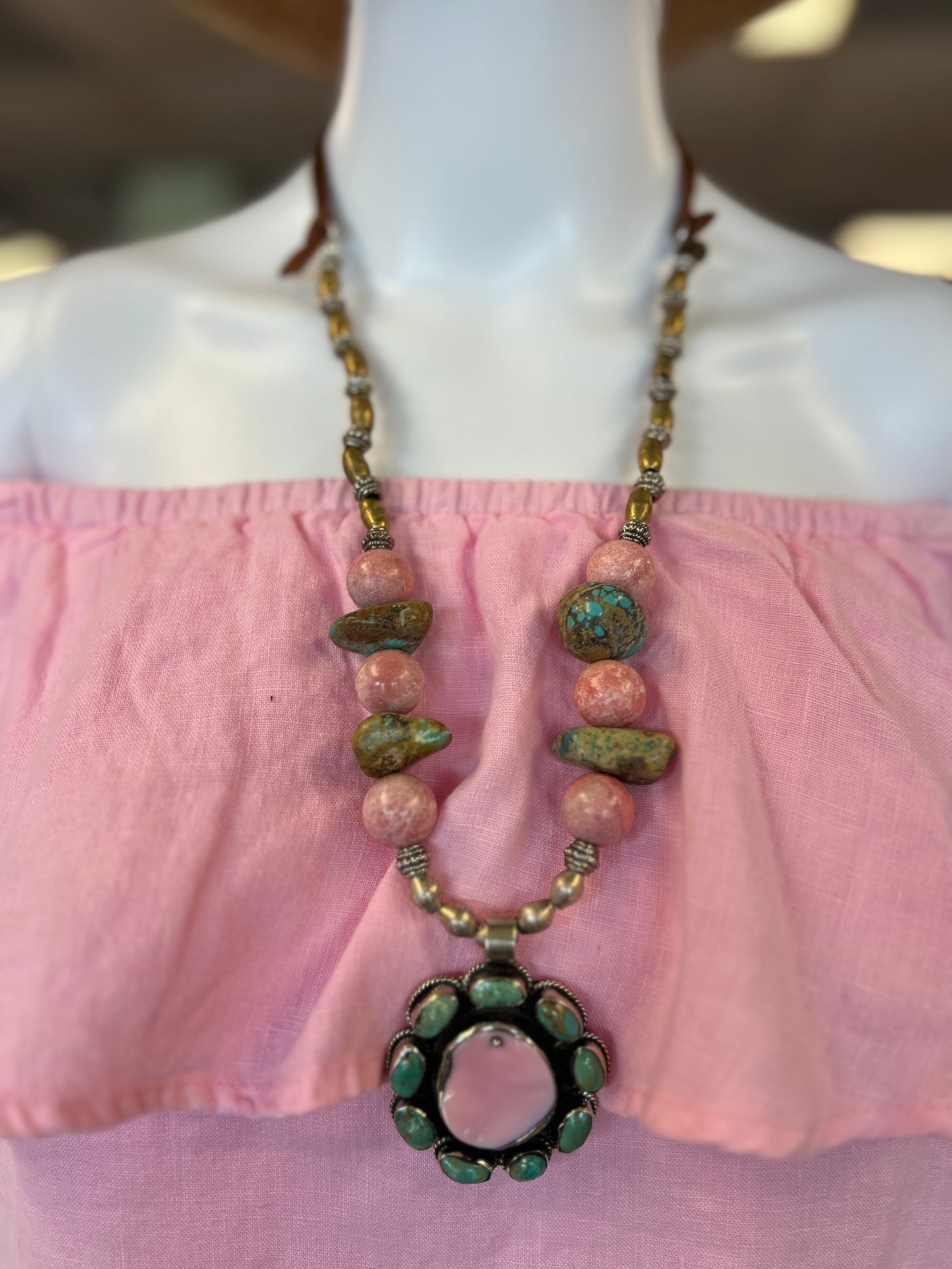 Conch Turq Necklace