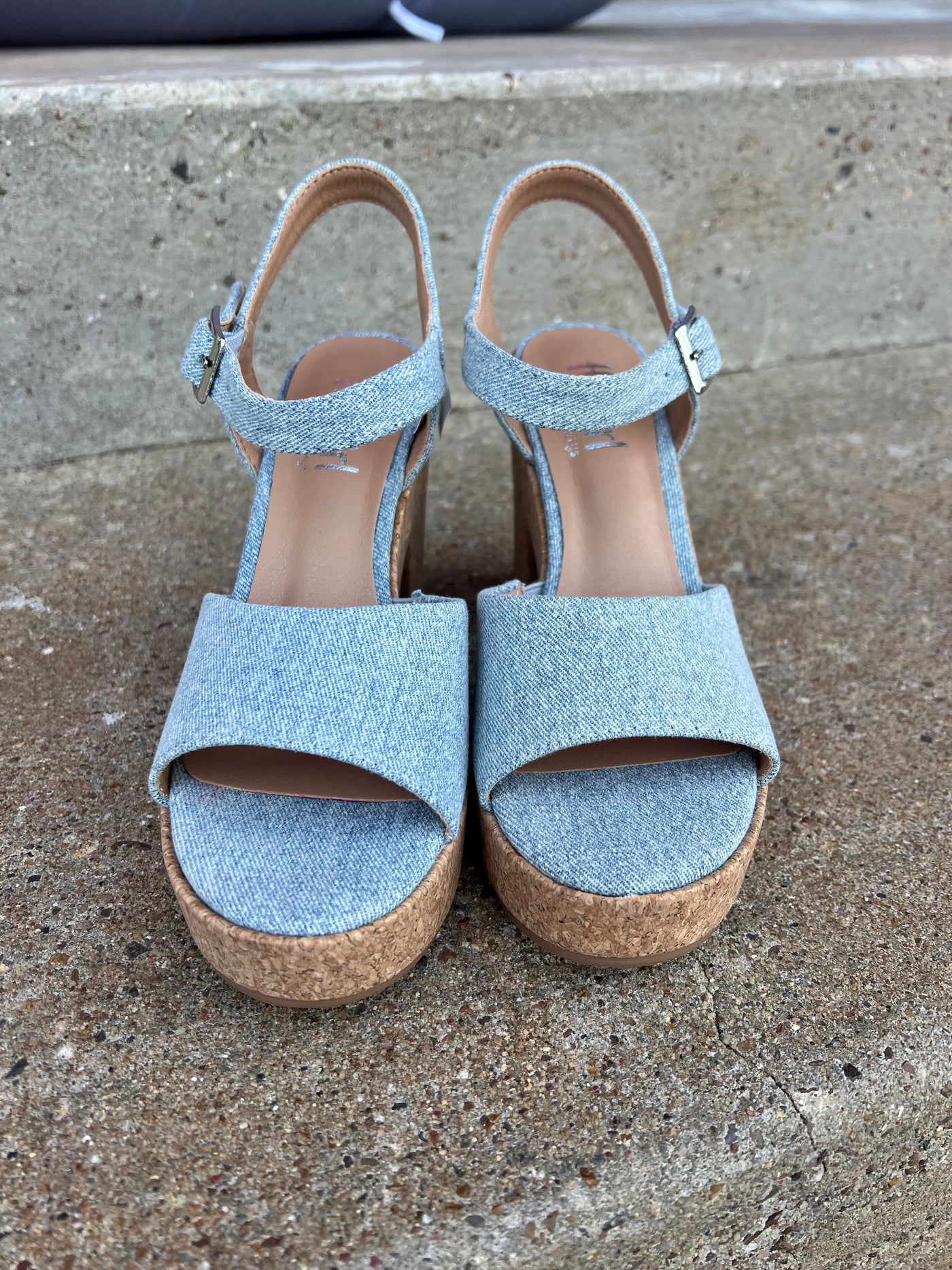 Denim Wedge