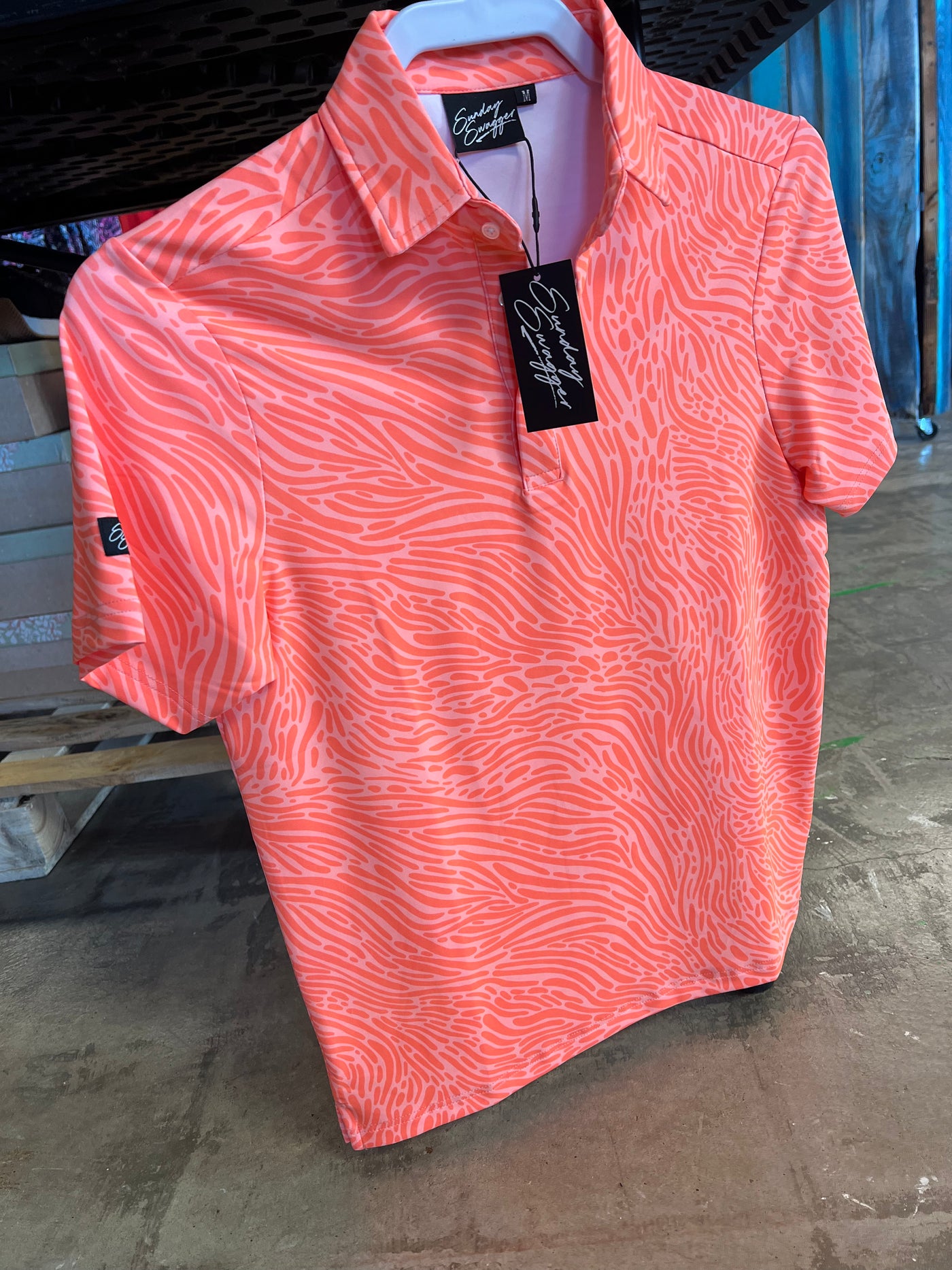 Sunday Swagger Youth Citrus Button Down