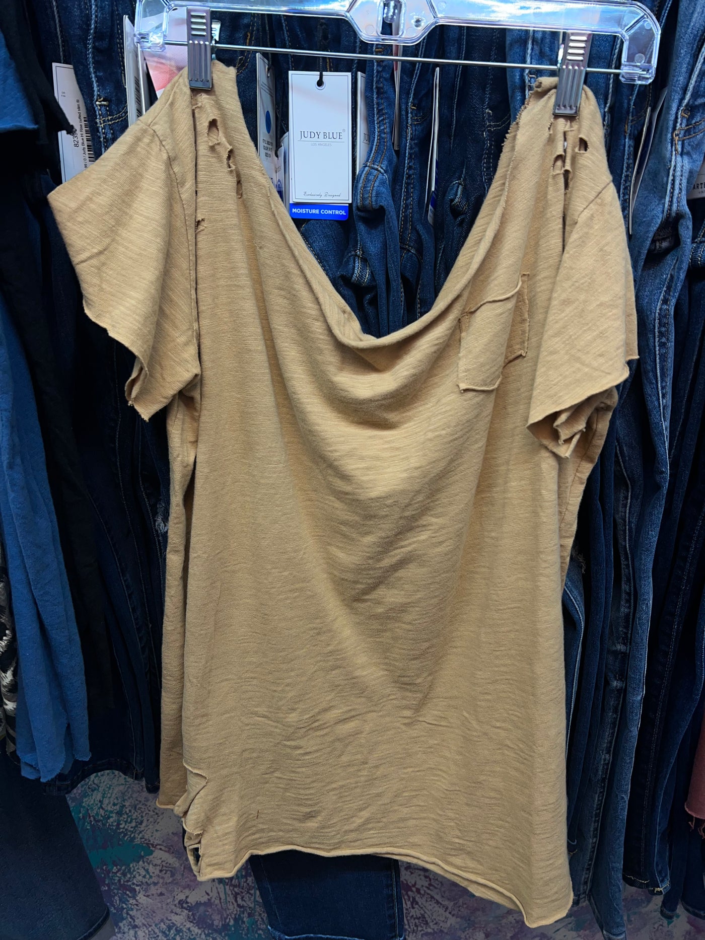 Mustard Rip Tee