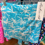 Aqua Palm Tree Fun Skort