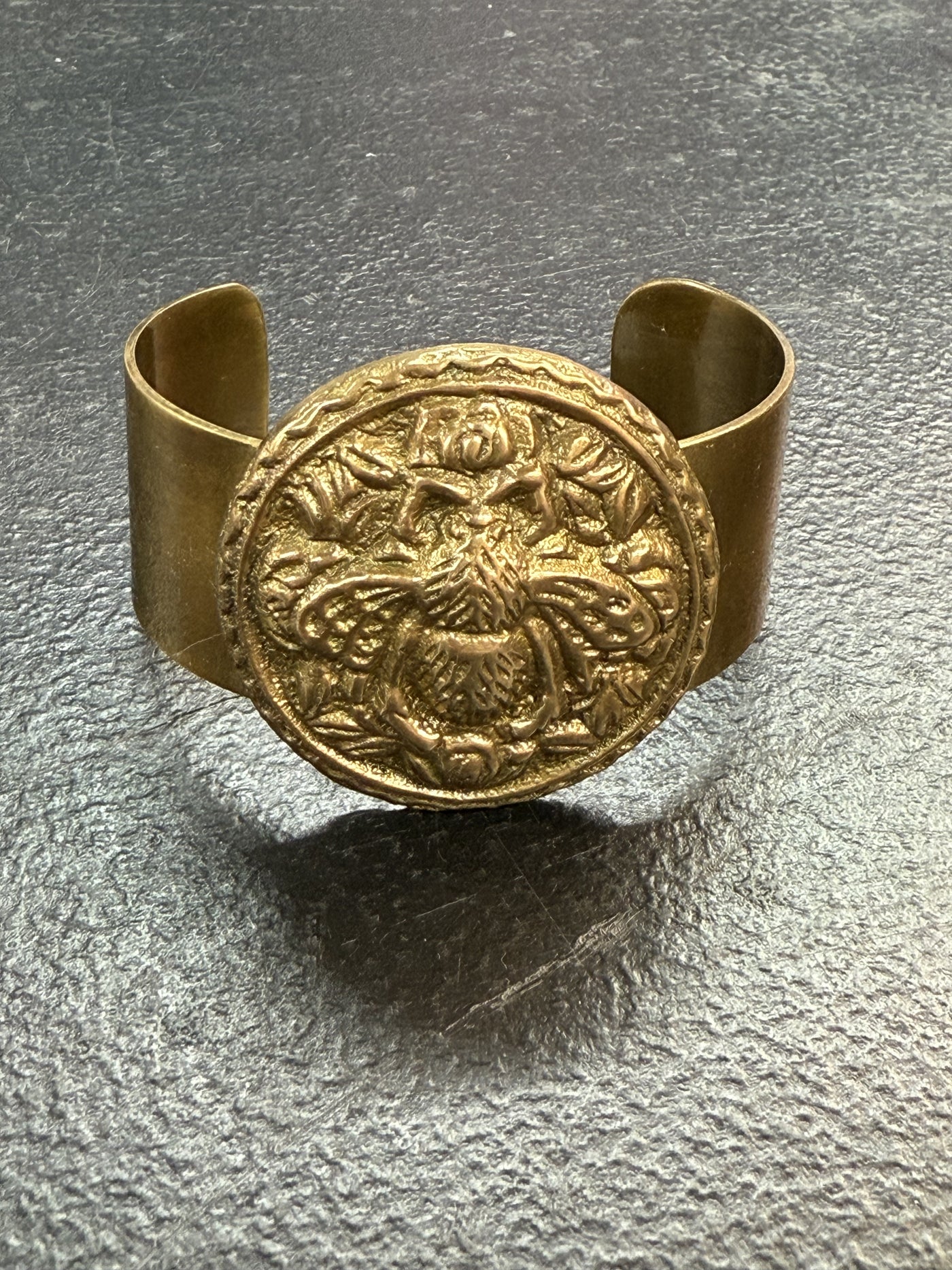 Gold Bee Cuff