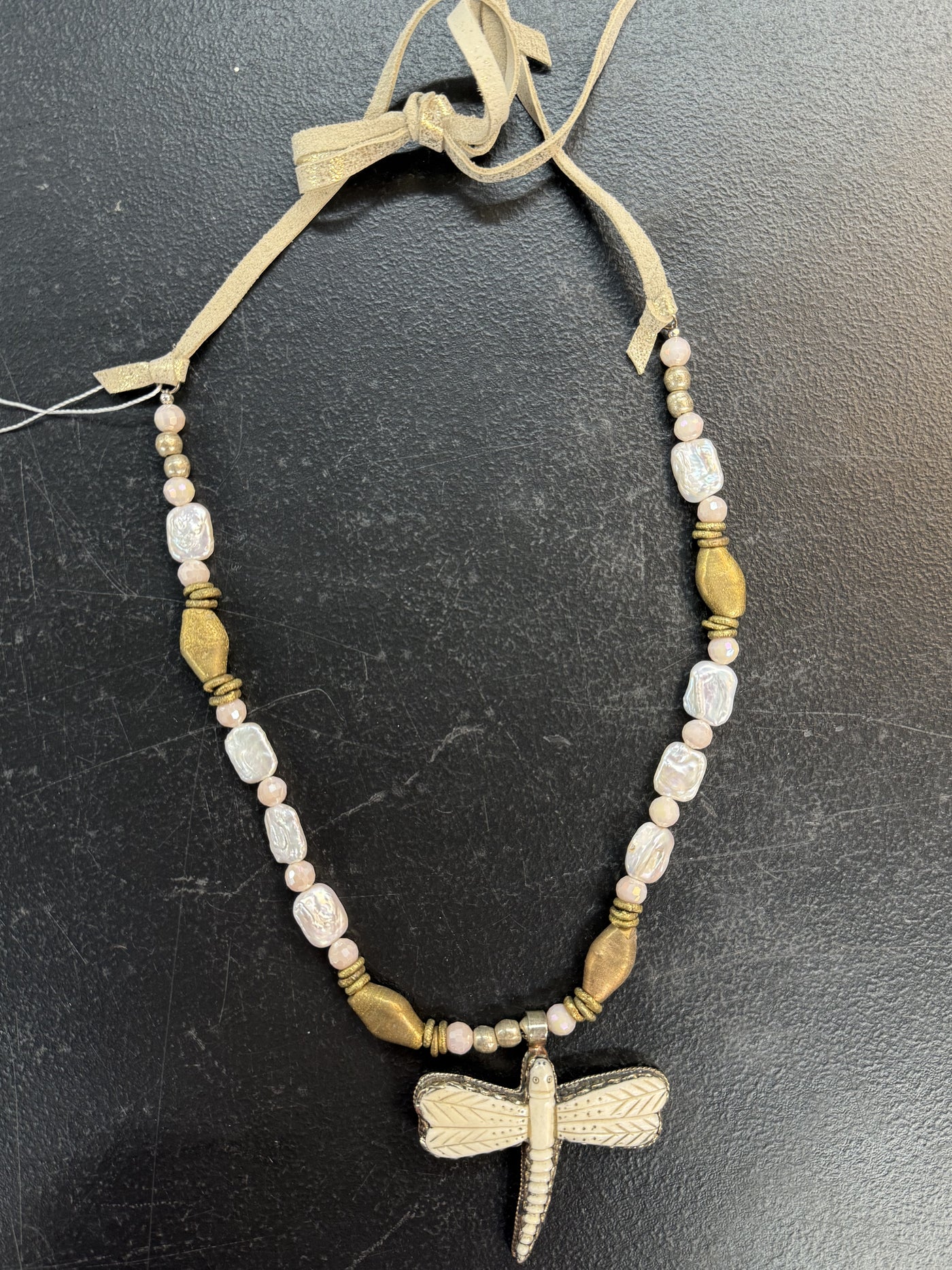 Dragonfly Bone Necklace