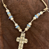 Pearl Cross Necklace