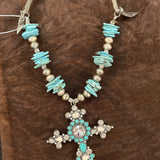 Cross Crystal Necklace