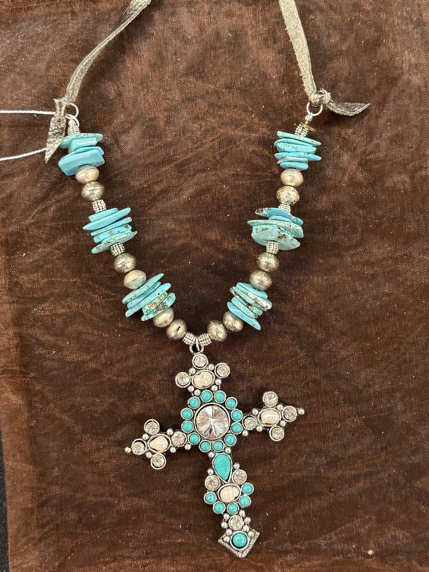 Cross Crystal Necklace