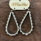 Large Teardrop Hoop