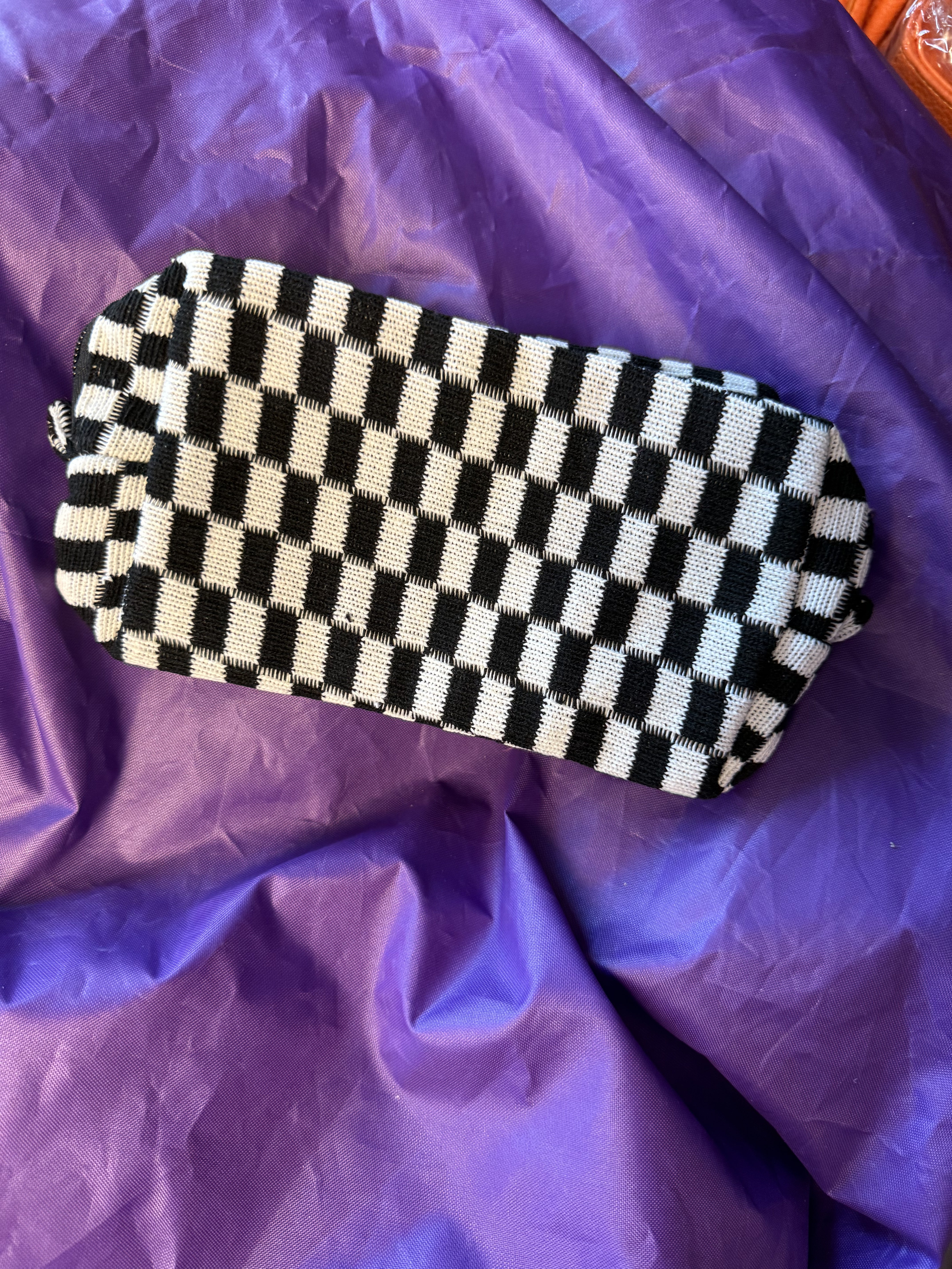 Checkered Pouch