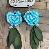 Rose Clay Earrings