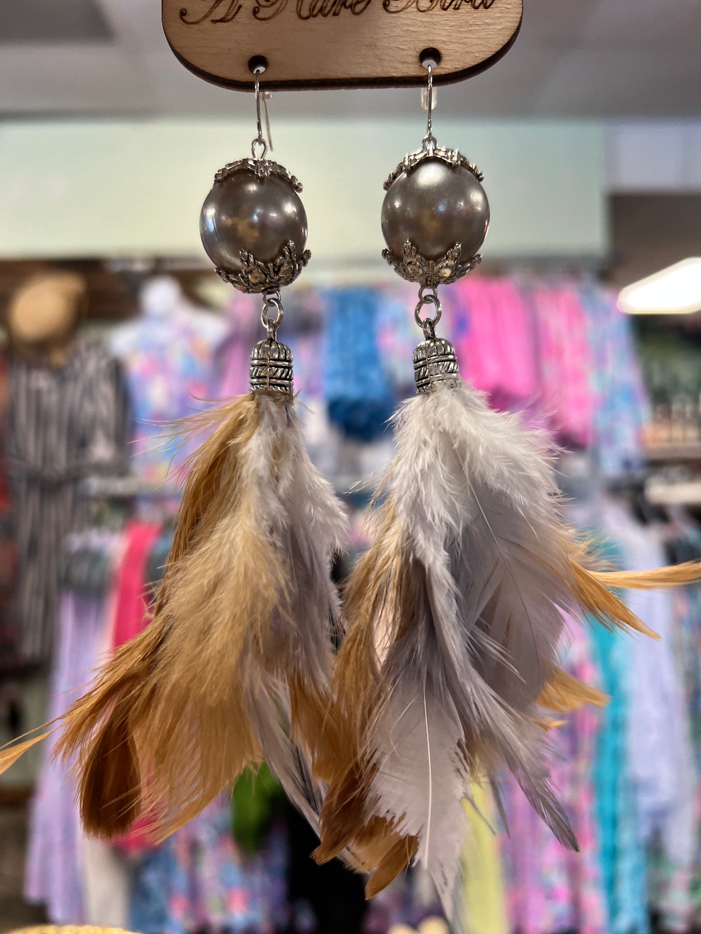 Gray Pearl Feather