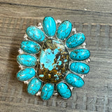Round Turquoise Ring