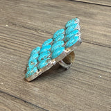 Square Turquoise Ring
