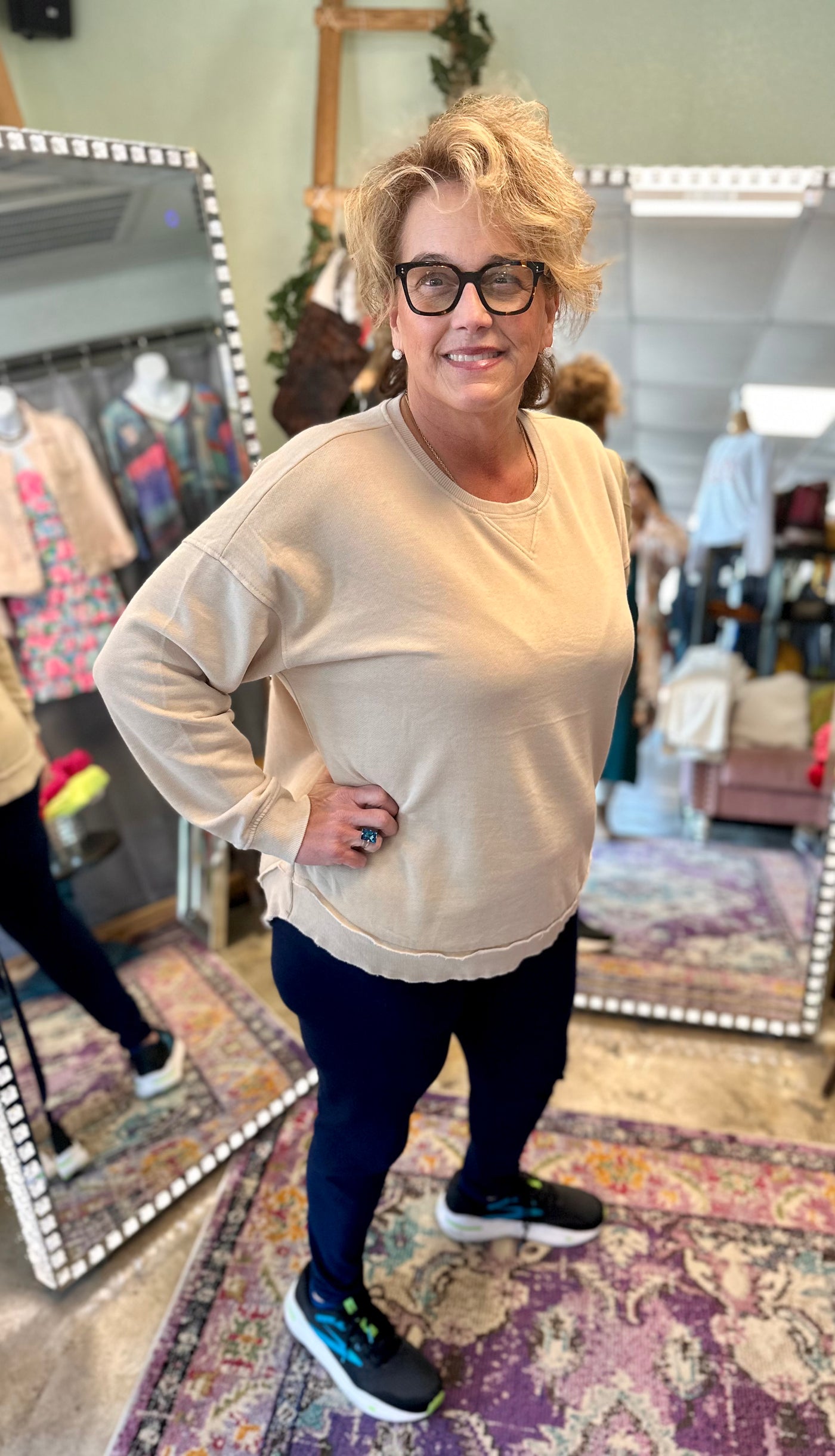 Oatmeal Campus Pullover