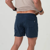 Navy Athletic Short American Liner