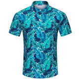 Artistic Palm Leaves Golf Shirt