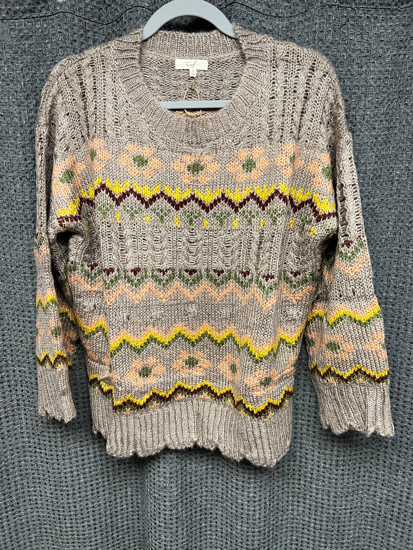 Multi Colored Mix Knitted Sweater