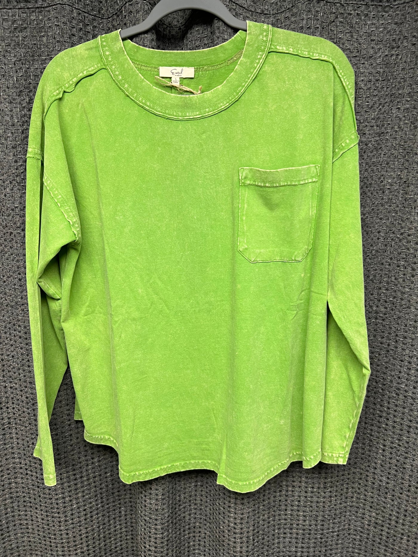 Apple Green Long Sleeve with Pocket