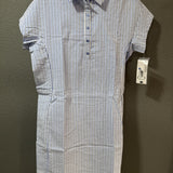 Blue & White Stripe Dress