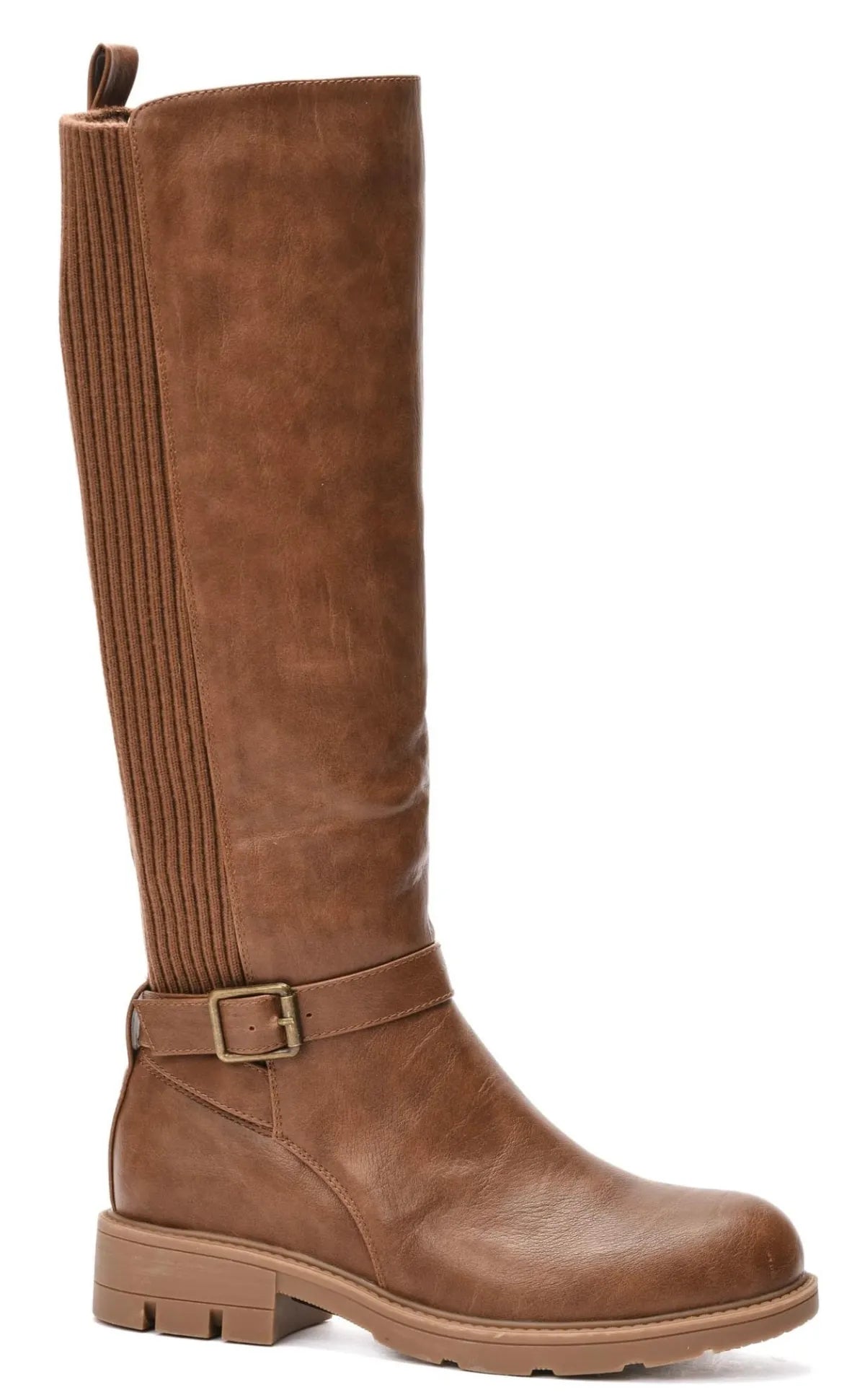 Knee High Tobacco Boot