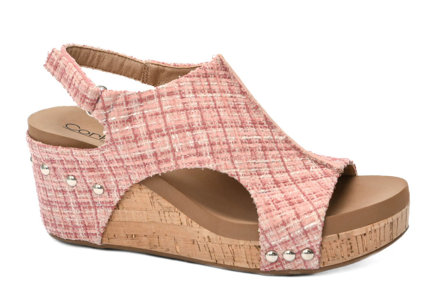 Carley Blush Tweed