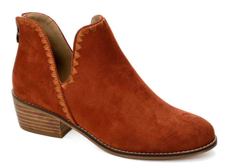 Spice It Up Rust Faux Suede